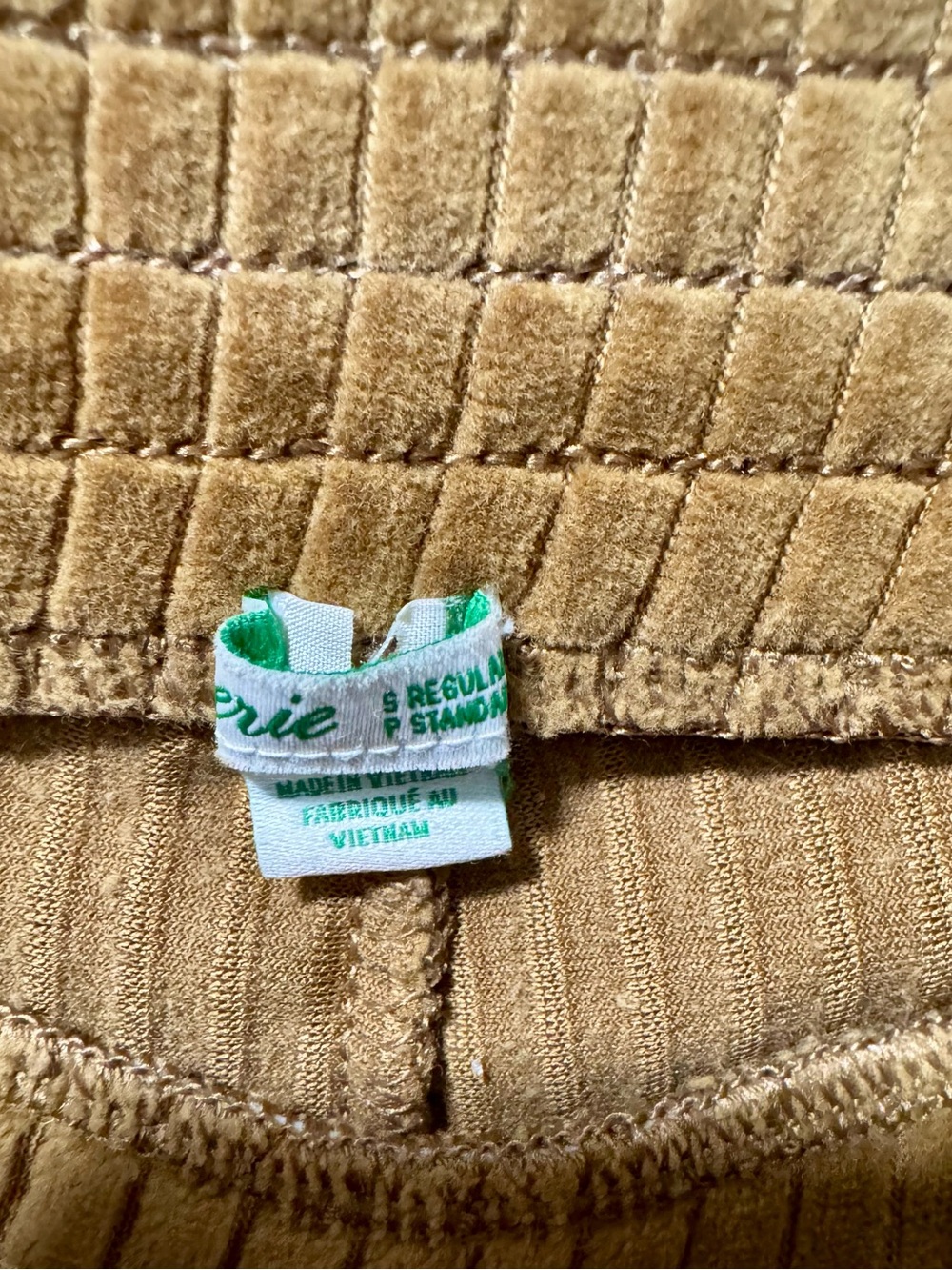 aerie Corduroy Boot Cut Pants in Camel Brown M - Picture 2 of 3